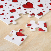 Groep harten Puzzle Legpuzzel (Zijkant)