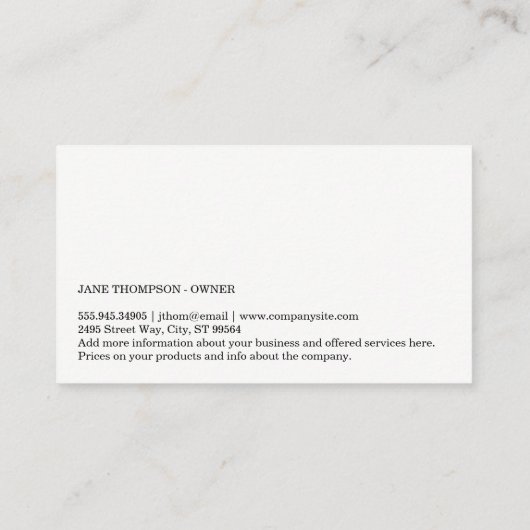 Groep honden | dierenverzorging | dierenwinkel visitekaartje (Achterkant)