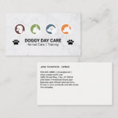 Groep honden visitekaartje (Voorkant / Achterkant)