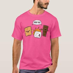Groep Hug Camping Camfire Chocolate Marshmallow S T-shirt