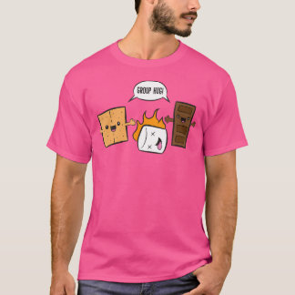 Groep Hug Camping Camfire Chocolate Marshmallow S T-shirt