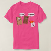 Groep Hug Funny Smores Chocolate Marshmallow Campi T-shirt (Design voorkant)