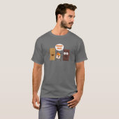 Groep Hug Funny Smores Chocolate Marshmallow Campi T-shirt (Voorkant volledig)