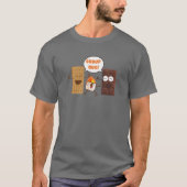Groep Hug Funny Smores Chocolate Marshmallow Campi T-shirt (Voorkant)