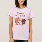 Groep Hug Funny Smore's Marshmallow Camping T-shirt (Voorkant)