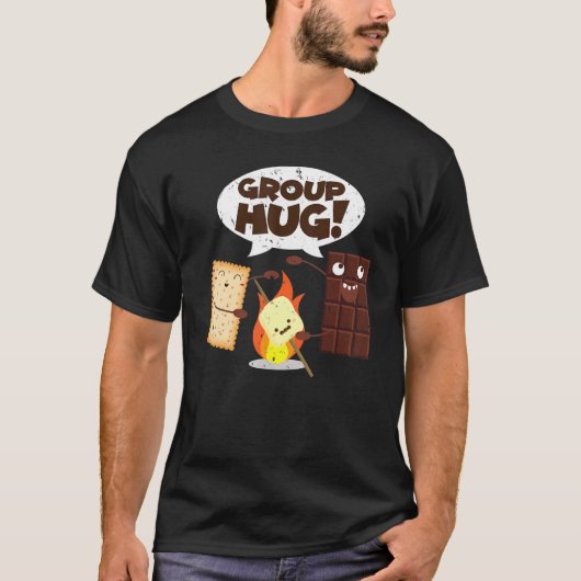Groep Hug Smores Chocolate Marshmallow T-shirt (Voorkant)