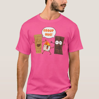 Groep Hug Smores Funny Camping Chocolate Marshmall T-shirt