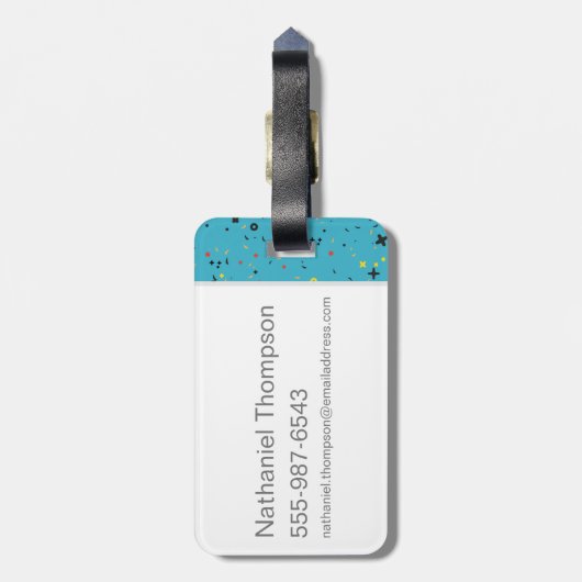 Groep "IK SCHAKEL ALLEEN DAT IK NIET GOOD™ BEN" Bagagelabel (Achterkant verticaal)