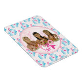 Groep in roze bel magneet (Rechterzijde)