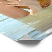 Groep in water poster (Hoek)