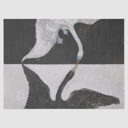 Groep IX SUW Swan No. 1 van Hilma Klint Tissuepapier (Voorkant)