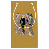 Groep  Japanse Geisha Vrouwen Klein Cadeauzakje (Achterkant)