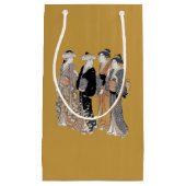 Groep  Japanse Geisha Vrouwen Klein Cadeauzakje (Voorkant)