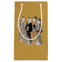 Groep  Japanse Geisha Vrouwen Klein Cadeauzakje