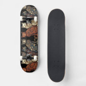 Groep katten in Victoriaans achtergrond Persoonlijk Skateboard (Voorkant)