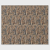 Groep Katten met Zonnebril Cadeaupapier (Vlak)