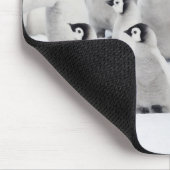 Groep keizerpinguïns (Aptenodytes forsteri) Muismat (Hoek)