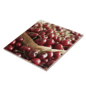 Groep kersen in punnett tegeltje (Zijkant)