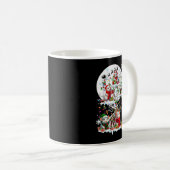 Groep Kerstman Rendier Elf Ratten op boom Kerstman Koffiemok (Voorkant rechts)