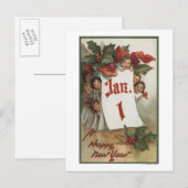 Groep Kinderen die achter de agenda schuilgaan Briefkaart (Voorkant / Achterkant)