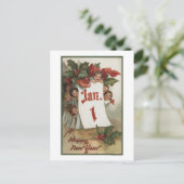 Groep Kinderen die achter de agenda schuilgaan Briefkaart (Staand voorkant)