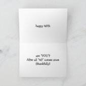 GROEP KLAAR OM TE FEESTEN-BEN JE 40 KAART (Binnen)