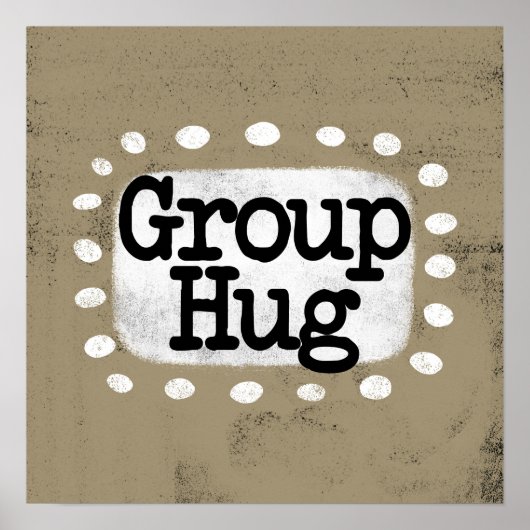 Groep Knuffel Poster Wall Art (Voorkant)