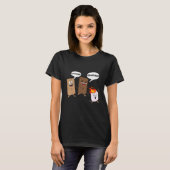 Groep Knuffel Smores Chocolade Marshmallow Camping T-shirt (Voorkant volledig)