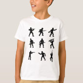Groep Mannen T-Shirt in Black (Voorkant)