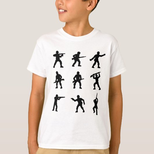 Groep Mannen T-Shirt in Black (Voorkant)