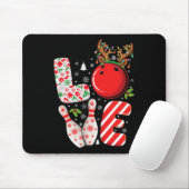 Groep matching xmas Bowling bal en pinnen Kerstmis Muismat (Met muis)