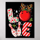 Groep matching xmas Bowling bal en pinnen Kerstmis Poster (Voorkant)