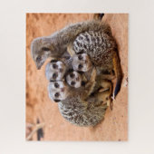 Groep Meerkatten bij elkaar Legpuzzel (Verticaal)