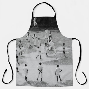 GROEP MENSEN DIE BASEBALL SPELEN SCHORT