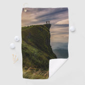 Groep mensen die op een klif staan Handdoeken (Insitu)