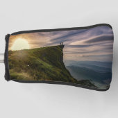 Groep mensen die op een klif staan Putter Golfheadcover (Voorkant)