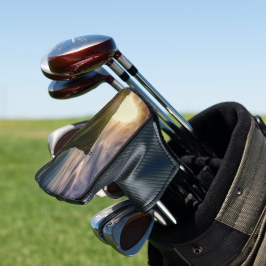 Groep mensen die op een klif staan Putter Golfheadcover (Insitu)