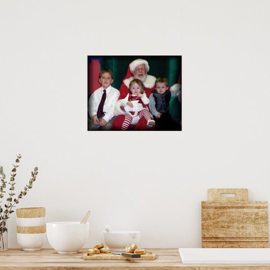 groep met santa poster (Keuken)