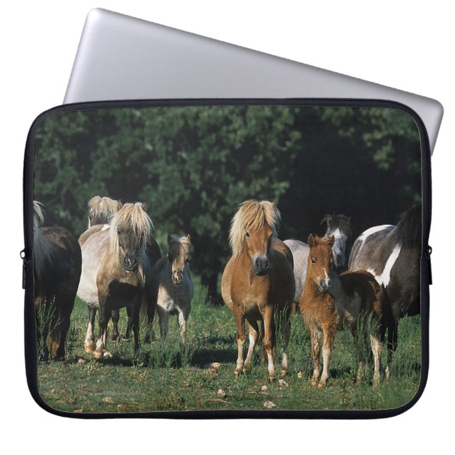 Groep miniveulens laptop sleeve (Voorkant)