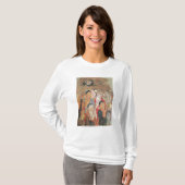 Groep monniken en Boeddha T-shirt (Voorkant volledig)