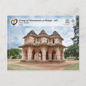 Groep monumenten Hampi - Lotus Mahal Briefkaart (Voorkant)