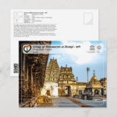 Groep monumenten in Hampi - Virupaksha Temple Briefkaart (Voorkant / Achterkant)