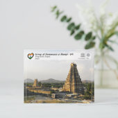 Groep monumenten in Hampi - Virupaksha Temple Briefkaart (Staand voorkant)