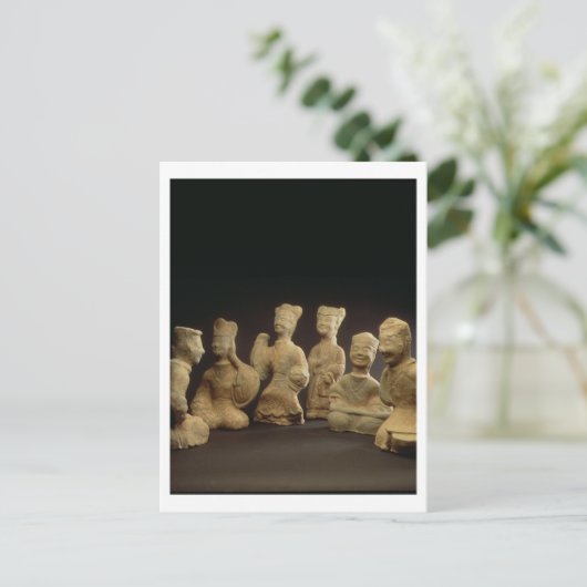 Groep muzikanten, dansers en hulpfunctionarissen ( briefkaart (Staand voorkant)