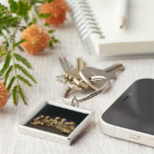 Groep muzikanten, dansers en hulpfunctionarissen ( sleutelhanger (Zijkant)