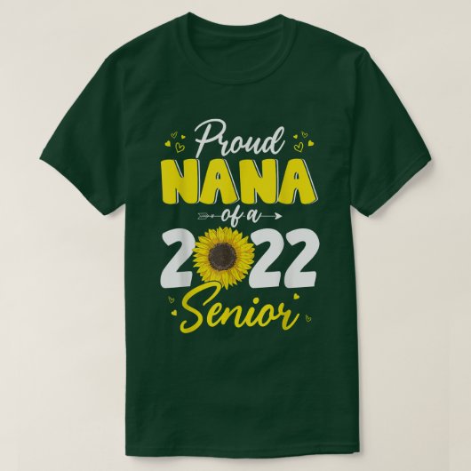 Groep Nana van 2022 senior Afstuderen 2022 Sunflow T-shirt (Design voorkant)