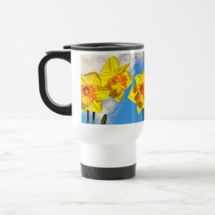Groep narcissen Gouden medaille bloemen mok