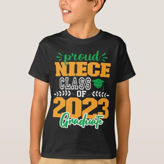 Groep NIECE van een klasse van 2023 MODERN-SCRIPT T-shirt (Voorkant)