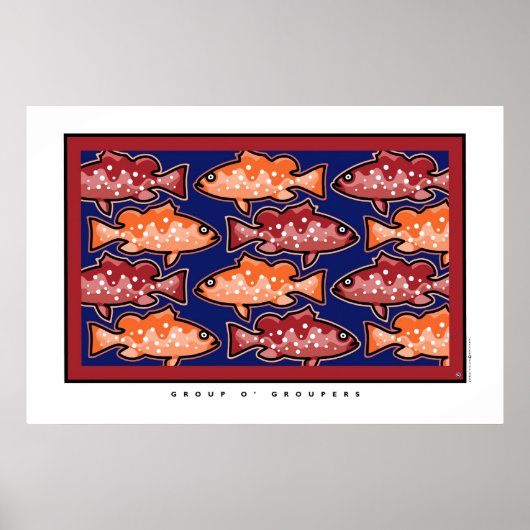 groep o ' groupers poster (Voorkant)