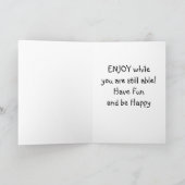 GROEP OF PAAR EZEL GELUKKIGE 30e VERJAARDAG Kaart (Binnen)